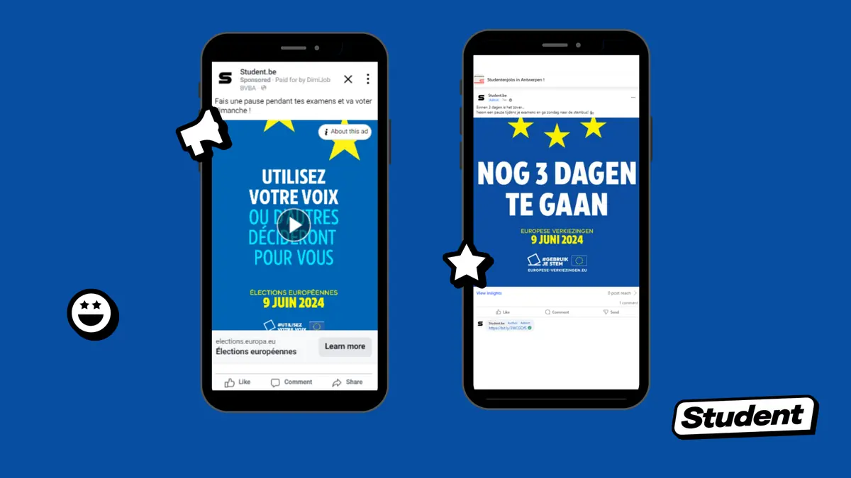 Parlement Européen x Student.be : Le combo parfait pour sensibiliser les primo-votants belges